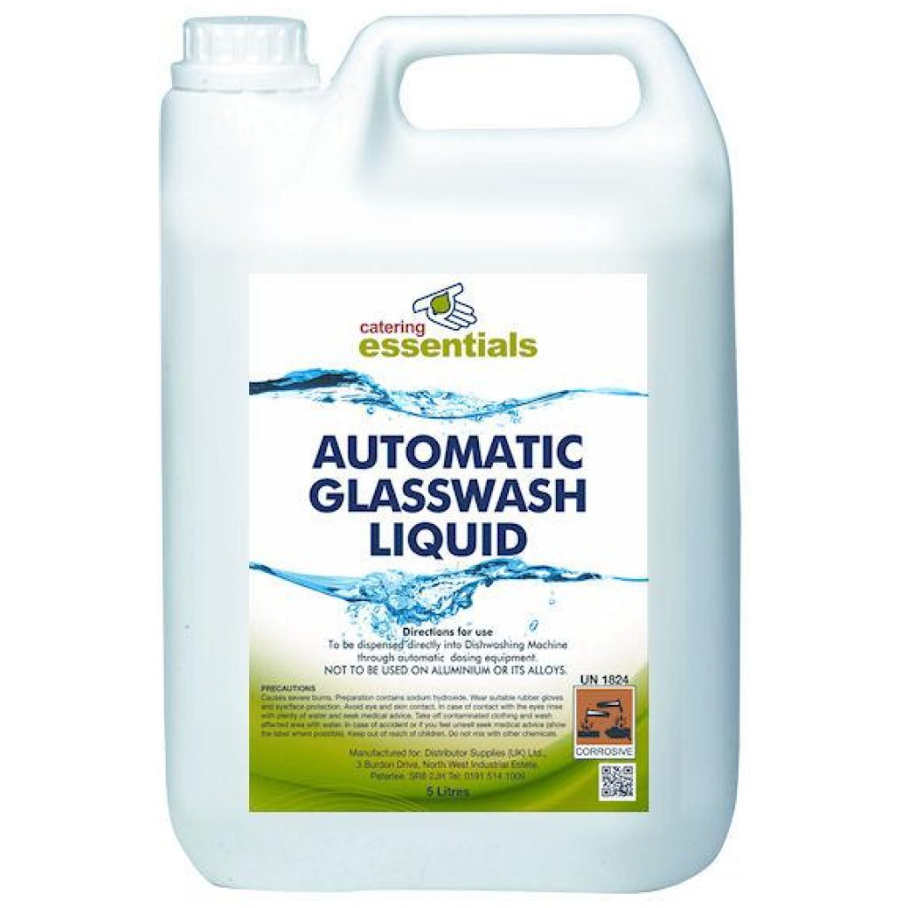 Automatic Glass Wash Liquid (5L) UK Catering Supplies
