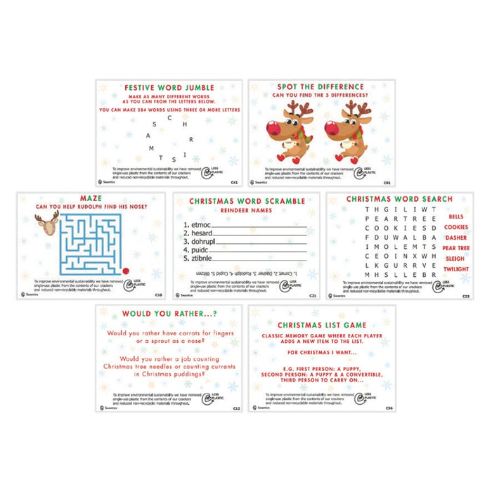 NEW Merry & Bright Christmas Crackers 50 x 11"