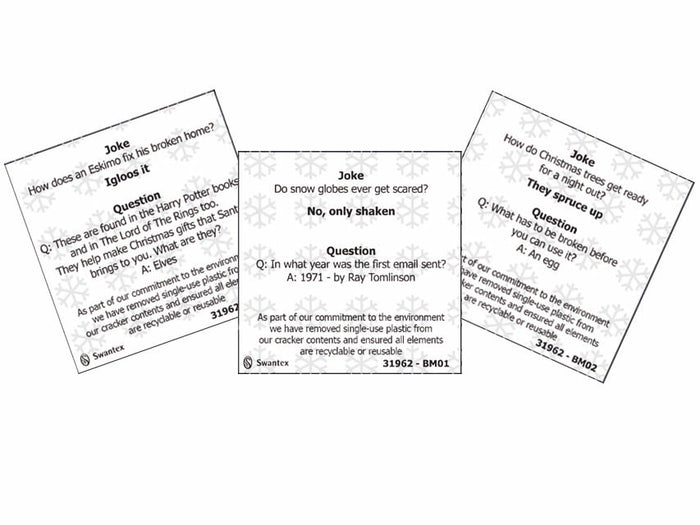 NEW Festive Fir Christmas Crackers 50 x 11" and 100 x 11"