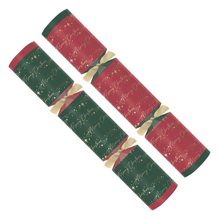 NEW Christmas Greetings Christmas Crackers 50 x 12"
