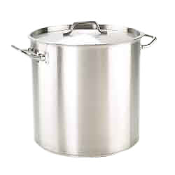 Professional Stainless Steel Stockpots (various sizes) Not including Lids