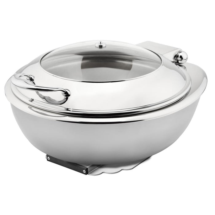 Sunnex Round 6.8ltr Chafer W/Elex Heater Plate