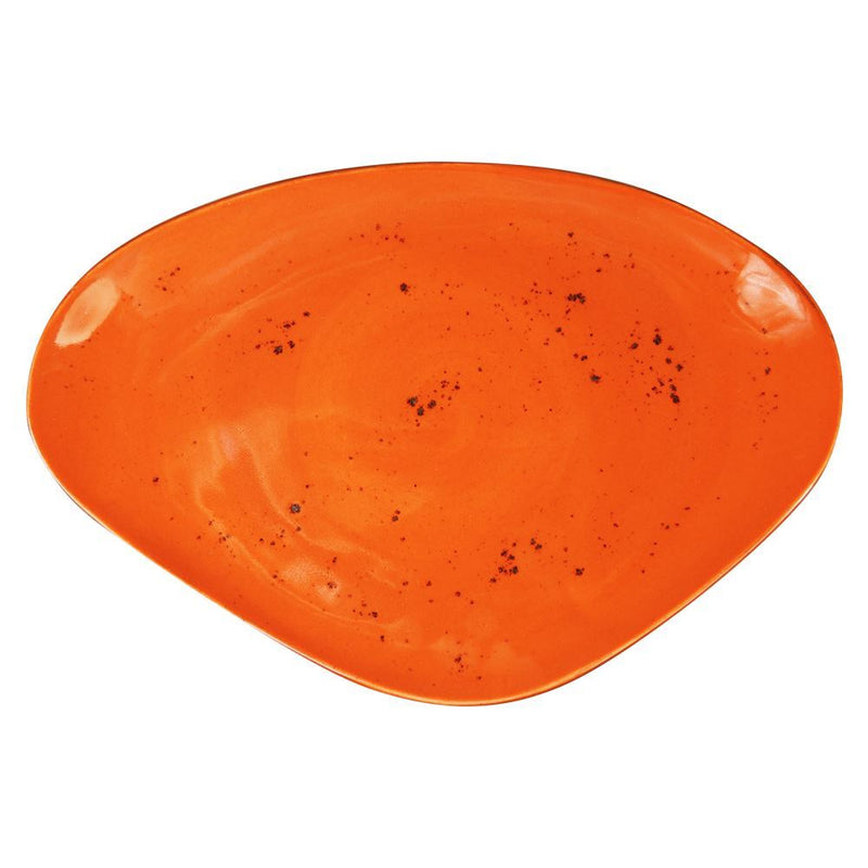 Orion "Elements" Rustic Shaped Large Plate (6) 4 Colours Available