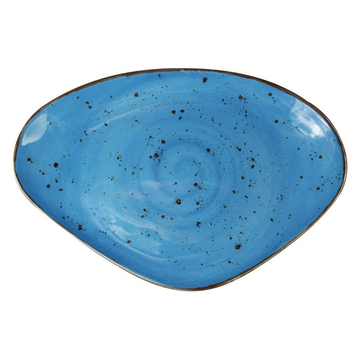 Orion "Elements" Rustic Shaped Large Plate (6) 4 Colours Available