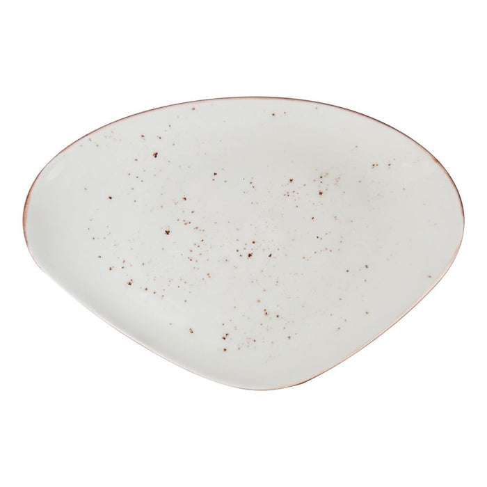 Orion "Elements" Rustic Shaped Large Plate (6) 4 Colours Available