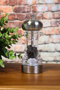 Silver Finish Salt & Pepper Mills (EACH)