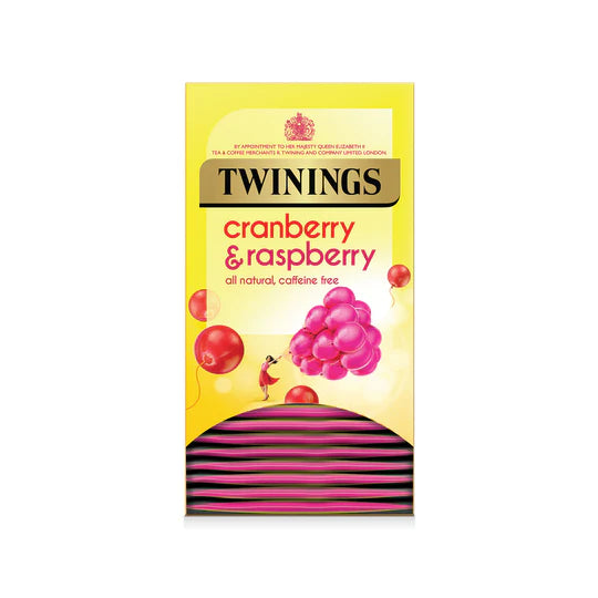 Twinings Cranberry & Raspberry Enveloped & Tagged Tea Bags