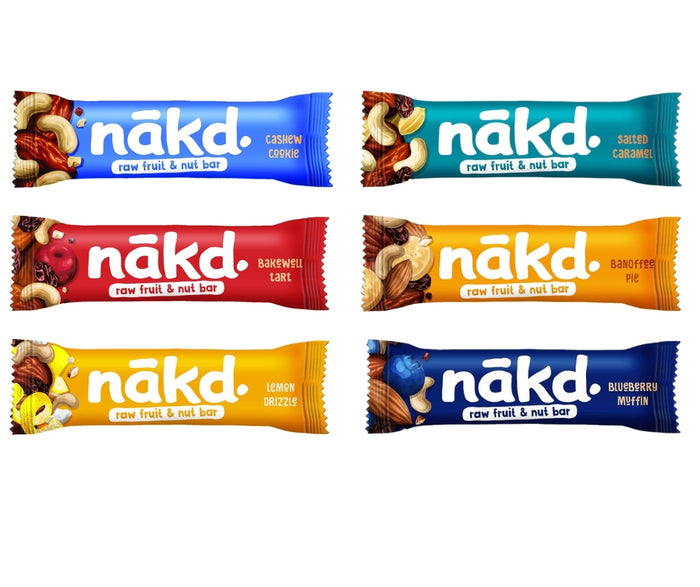 Nakd Bar 35g 6 Different Varieties (Packs of 18)