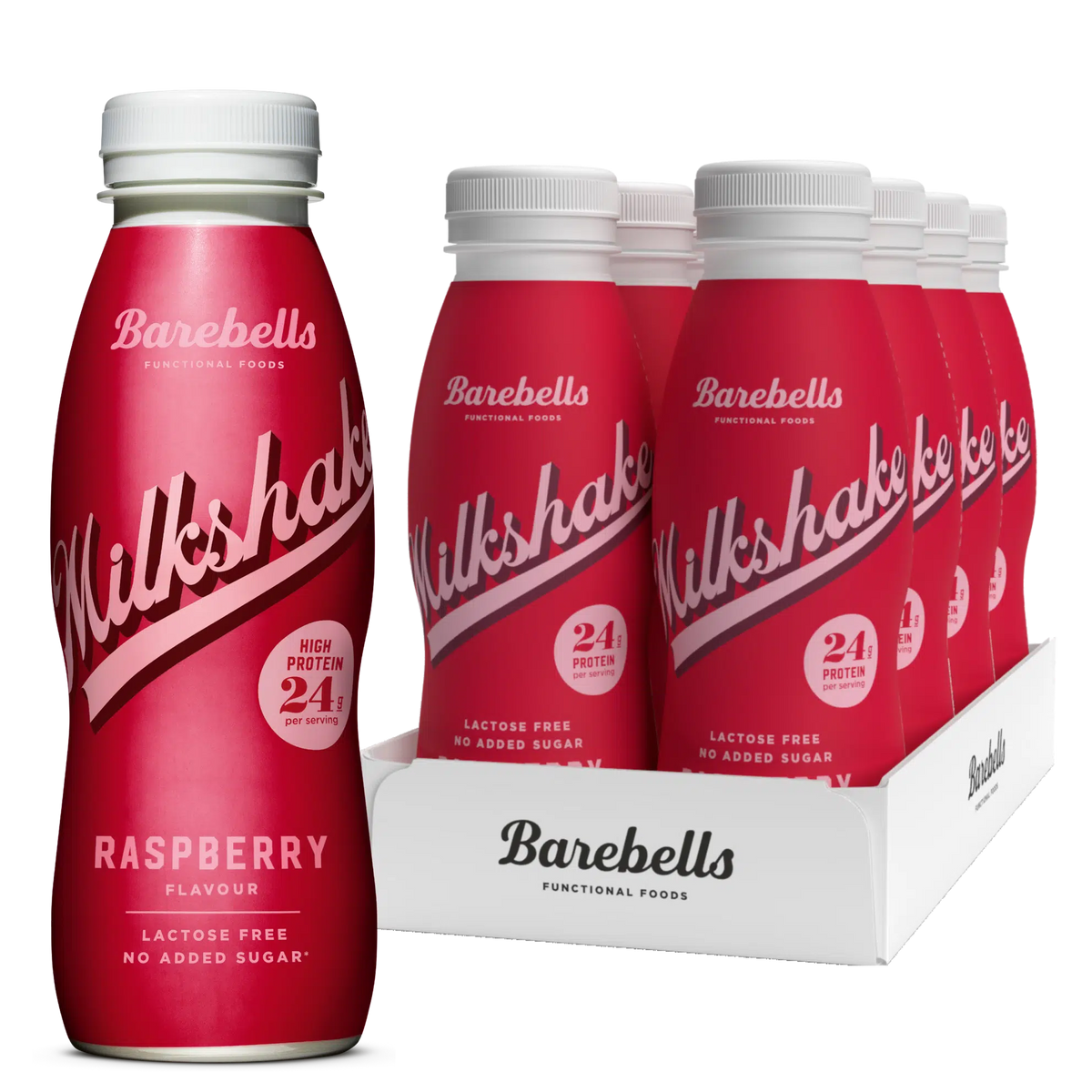 Barebells Raspberry Milkshake 330ml (8) (Copy)