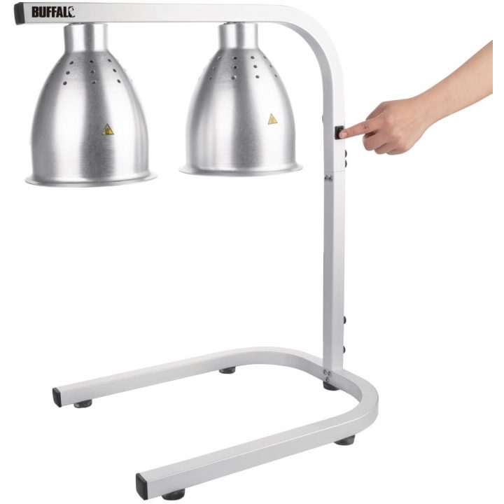 Buffalo  Double Lamp Infrared Food Warmer  DF626