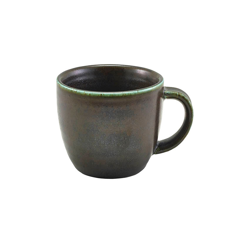 Terra Porcelain Black Coffee Cup - Two Sizes (6)