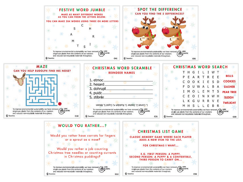 NEW Gold Starlight Christmas Crackers 50 x 12"