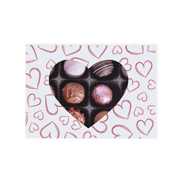 Love Heart 12 Choc Gift Box