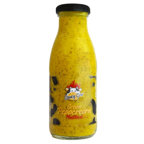 Saucy Cow - Green Peppercorn Mustard Sauce (6x240g)