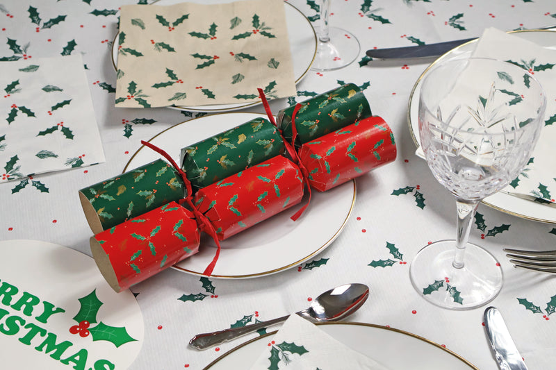 Jolly Holly Design Christmas Tableware