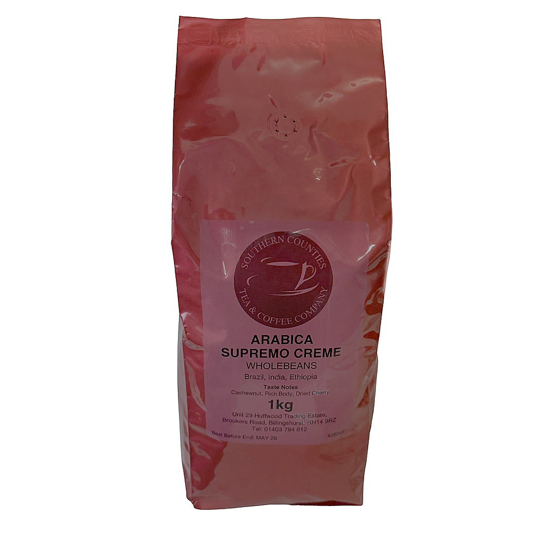 Arabica Supremo Creme Coffee Whole Beans (1kg) (6)