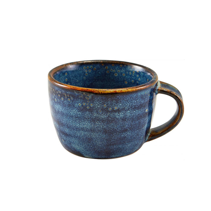 Terra Porcelain Aqua Blue Coffee Cup - Two Sizes (6)