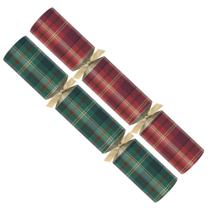 NEW Tartan Christmas Crackers 50 x 12"
