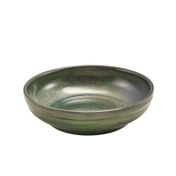Terra Porcelain Aqua Green Coupe Bowl - Various Sizes (6)