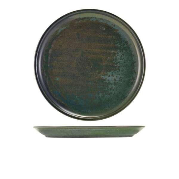 Terra Porcelain Aqua Green Coupes Plate - Various Sizes (6)