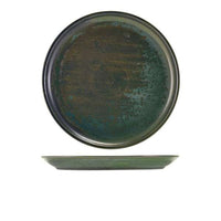 Terra Porcelain Aqua Green Coupes Plate - Various Sizes (6)