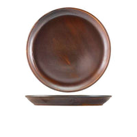 Terra Porcelain Rustic Copper Coupe Plate - Various Sizes (6)