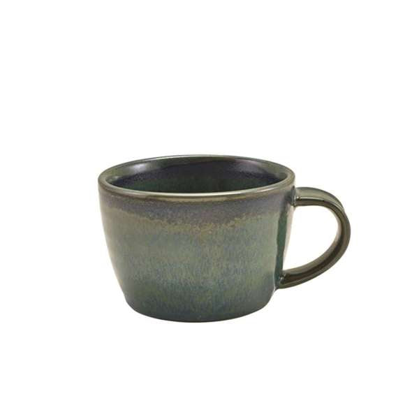 Terra Porcelain Aqua Green Coffee Cup - Two Sizes (6)
