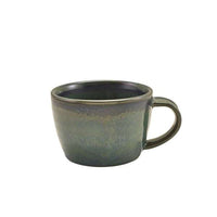 Terra Porcelain Aqua Green Coffee Cup - Two Sizes (6)