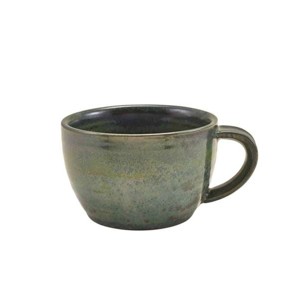 Terra Porcelain Aqua Green Coffee Cup - Two Sizes (6)