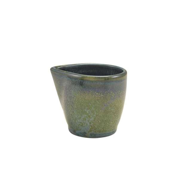 Terra Porcelain Aqua Green Jug 9cl/ 3oz 7x7x6cm (12)