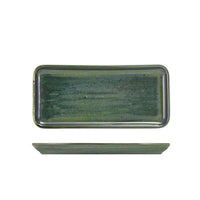 Terra Porcelain Aqua Green  Rectangular Platter - 3 Sizes (6)