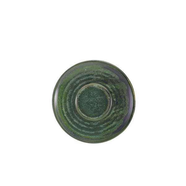 Terra Porcelain Aqua Green Saucer 11.5cm & 14cm (6)