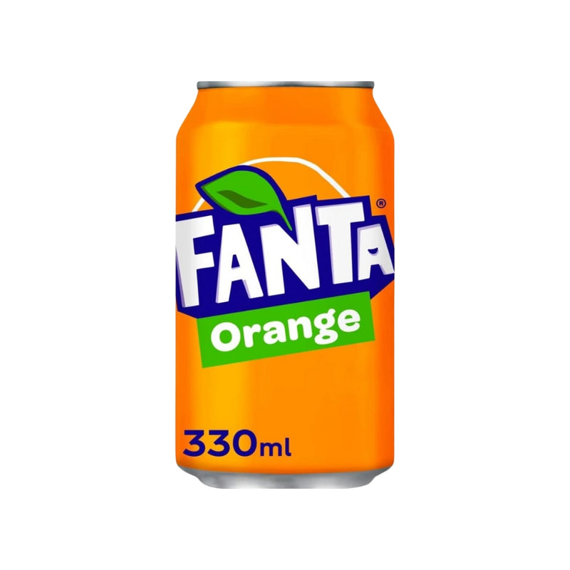 Fanta Orange Cans - 330ml (Case 24)
