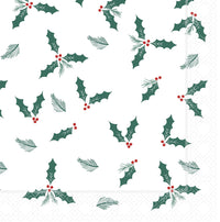 Jolly Holly Design Christmas Tableware