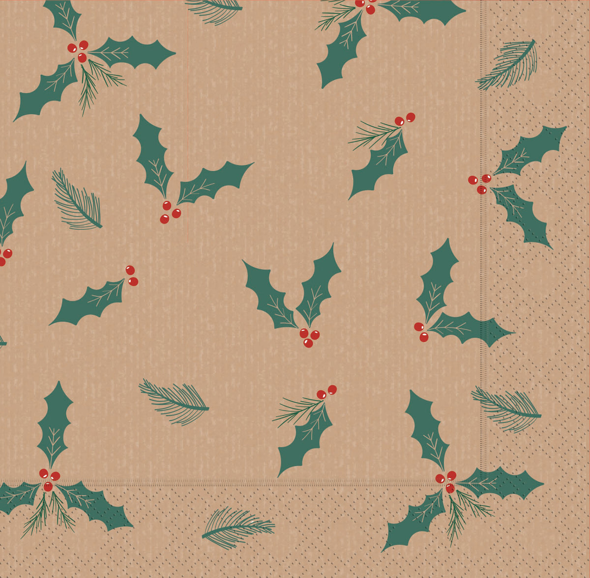 Jolly Holly Design Christmas Tableware