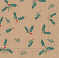Jolly Holly Design Christmas Tableware