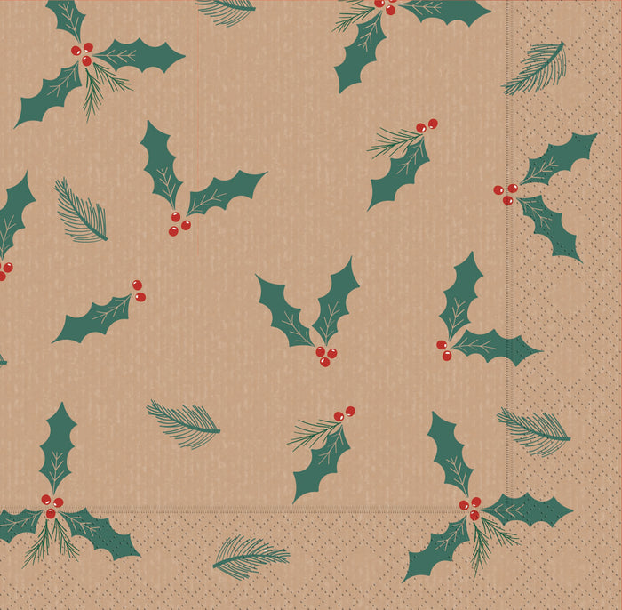 Jolly Holly Design Christmas Tableware