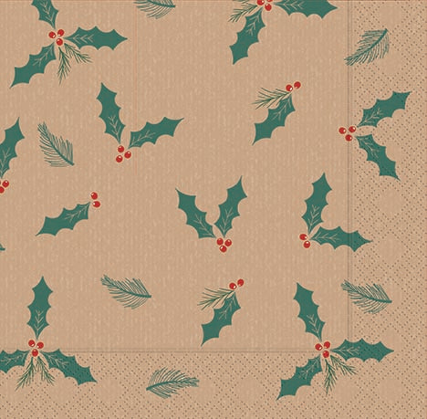 Jolly Holly Design Christmas Tableware