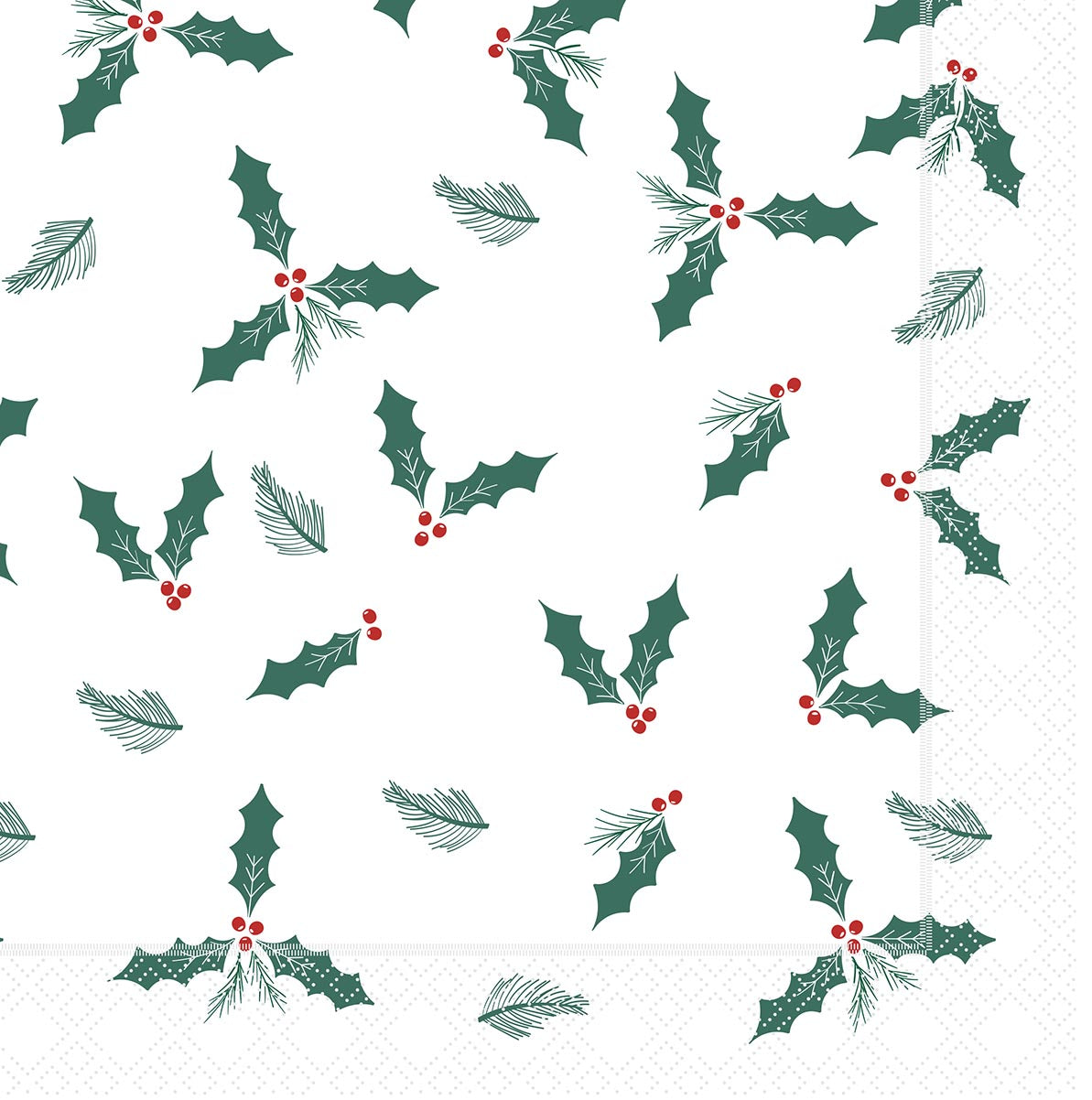 Jolly Holly Design Christmas Tableware