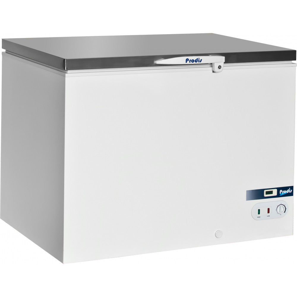 Prodis Arctic Stainless Steel Lid Chest Freezers(4 Options), 5 Year Full Warranty