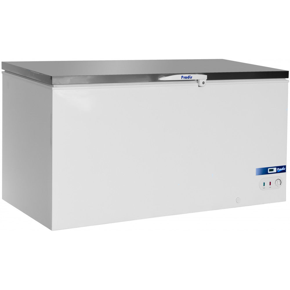 Prodis Arctic Stainless Steel Lid Chest Freezers(4 Options), 5 Year Full Warranty