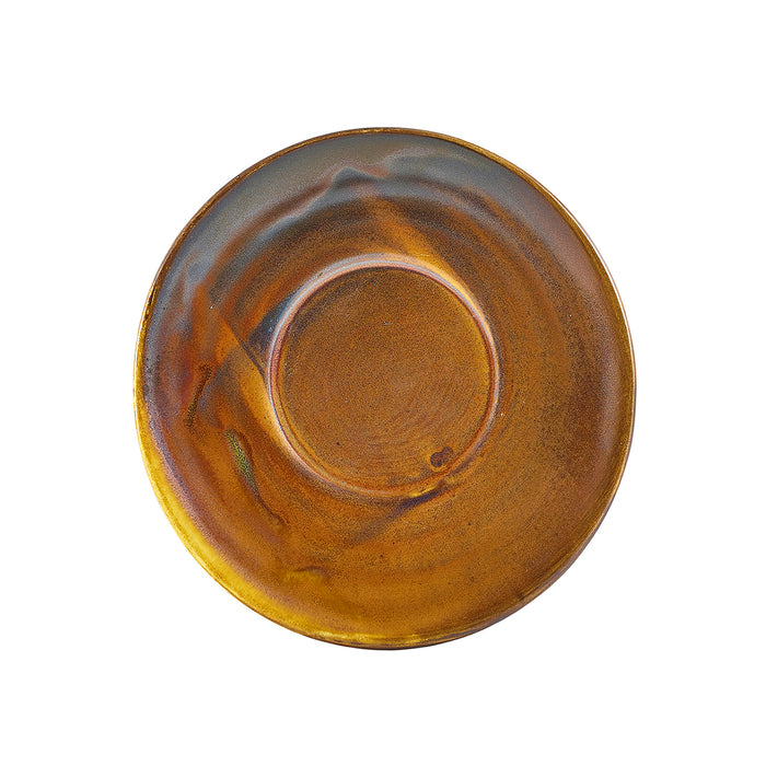 Terra Porcelain Rustic Copper Saucer 11.5cm & 14cm (6)