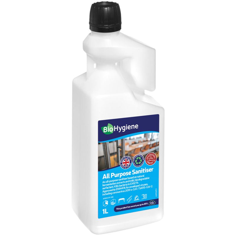 BioHygiene Kitchen Sanitiser Concentrate - 6x1Ltr