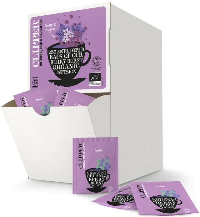 Clipper Organic Berry Burst Envelope Tea bags (250)