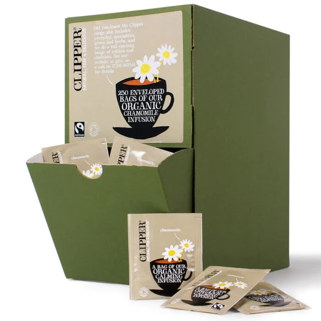 Clipper Fairtrade Organic Chamomile Envelope Tea bags (250)