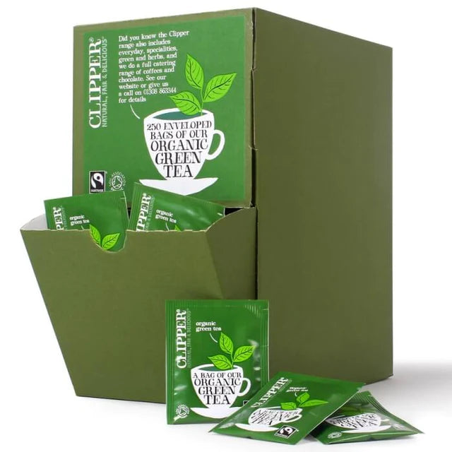 Clipper Fairtrade Organic Envelope Green Tea bags (250)
