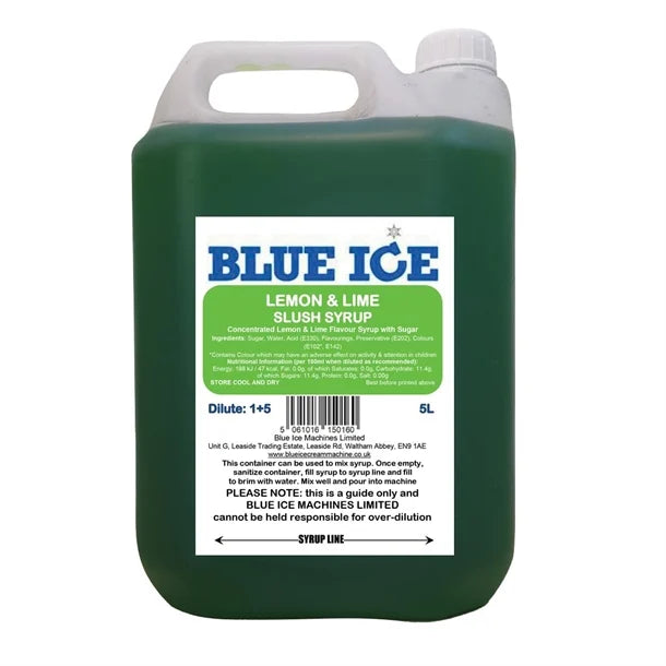 Blue Ice Slush Mix Blue 5Ltr - 5 Flavours