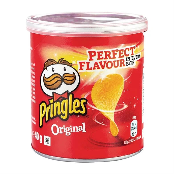 Pringles Crisps- 40g (Case 12) - Available in 3 Different Flavours