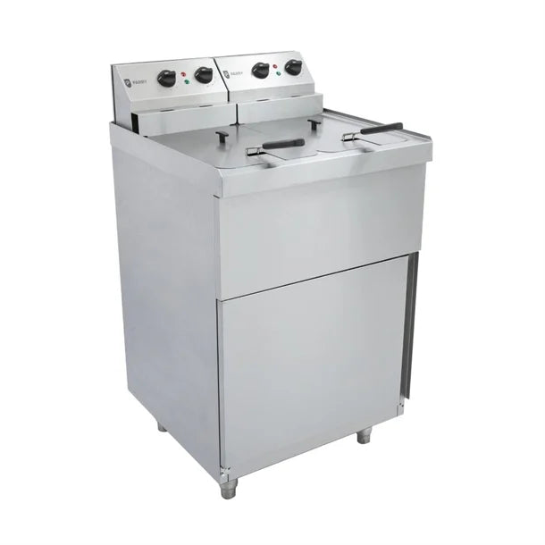 Parry Double Pedestal Electric Fryer 6w (2x9Litre)- NPDPF6