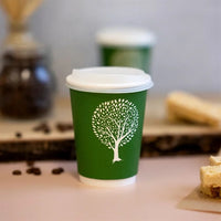 Vegware Green Tree Double Wall Hot Cups 12oz 89-Series (Pack of 500)